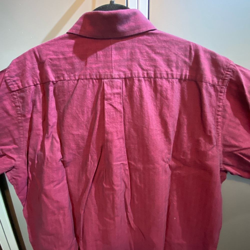 Michael Kira burgundy dress shirt - Picture 5 of 7